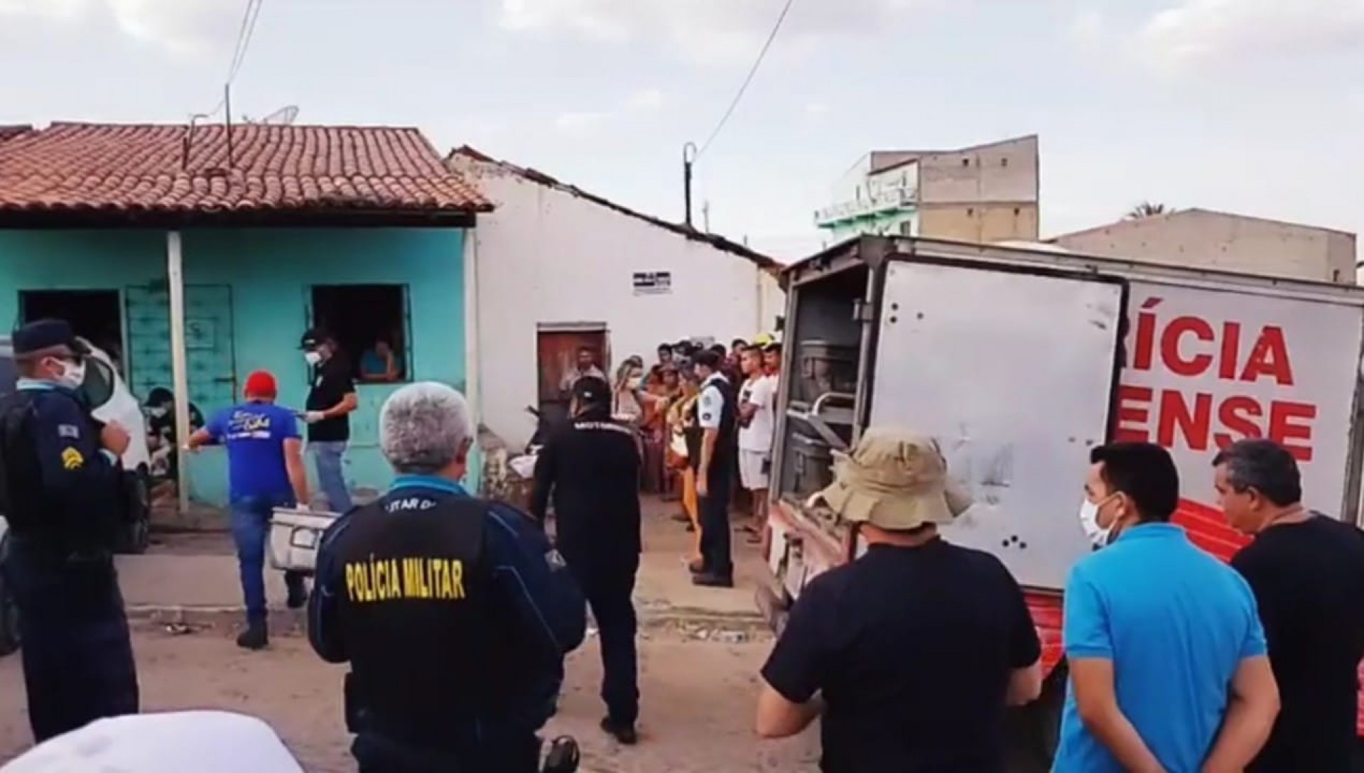 Chacina de Quiterianópolis deixou cinco mortos em outubro de 2020 (Foto: Via WhatsApp O POVO)