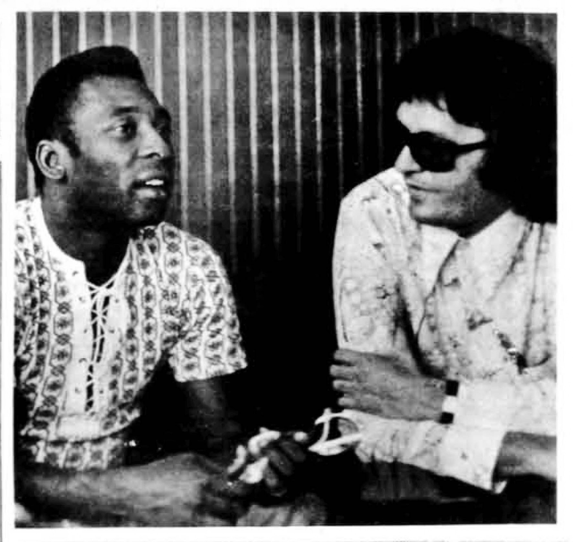 1º de dezembro de 1972 - Alan Neto em entrevista exclusiva do Pelé