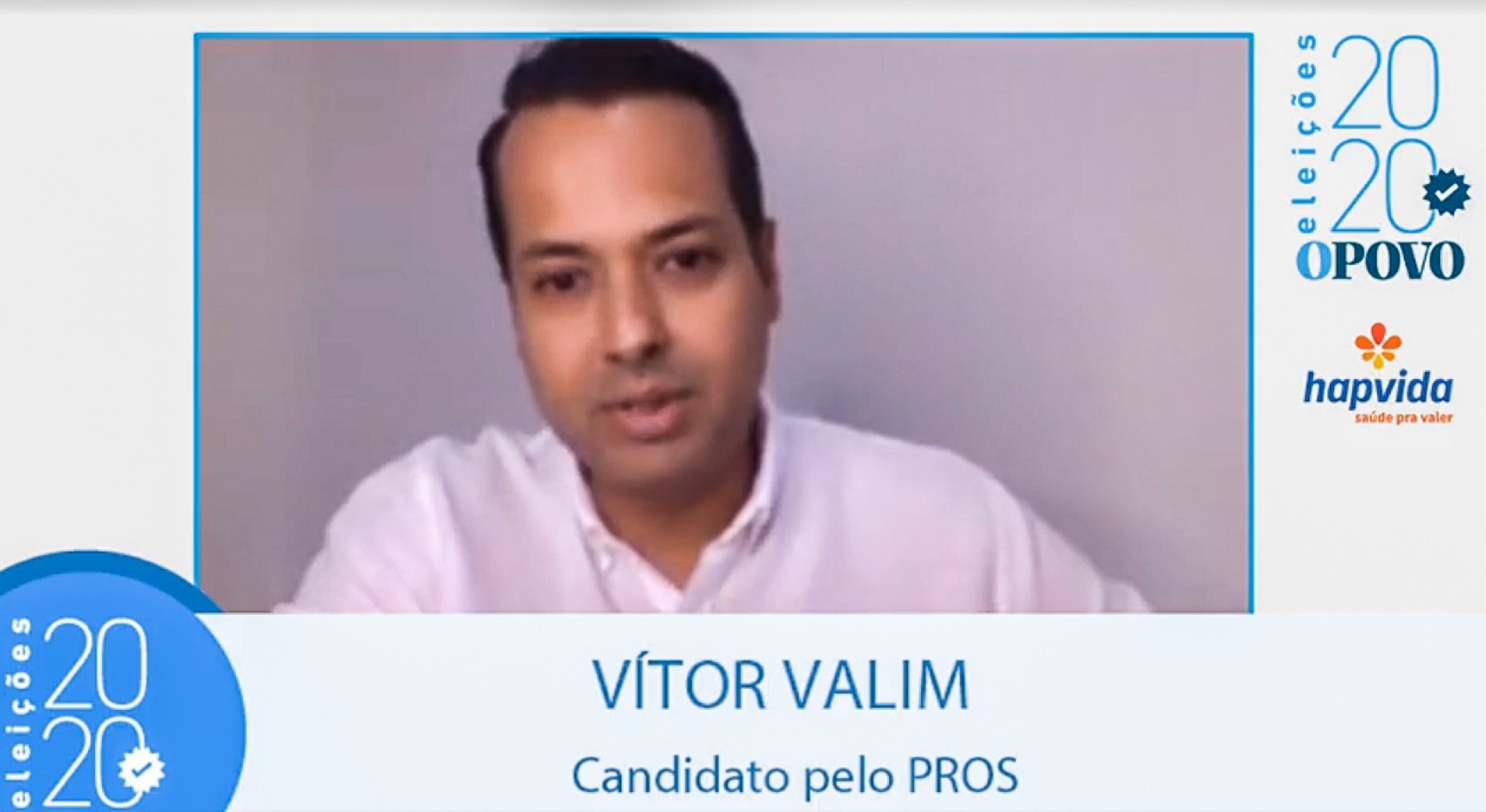 VALIM foi entrevistado remotamente pelos jornalistas Henrique Araújo e Maísa Vasconcelos (Foto: Reprodução)