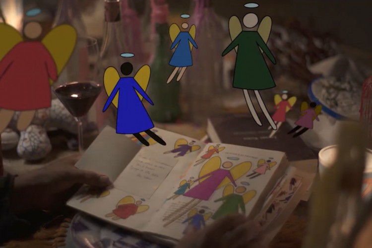 A estampa de anjo - de Zuzu - passa a ter novo significado, na vis&atilde;o do estilista mineiro