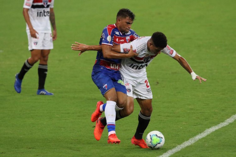 Fortaleza x São Paulo pela 21a. rodada da Série A