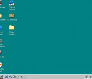 Interface do Windows 98