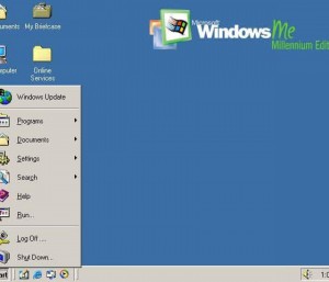 Interface do Windows ME