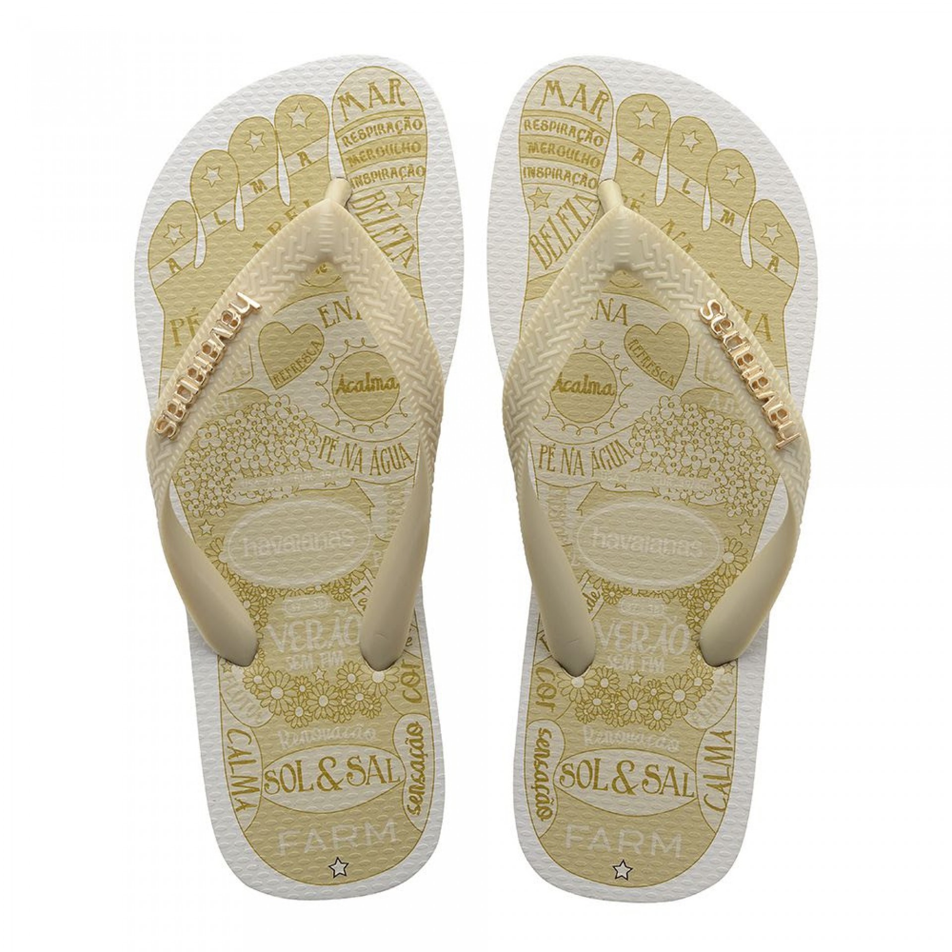 Havaianas + FARM (Foto: Divulga&ccedil;&atilde;o)