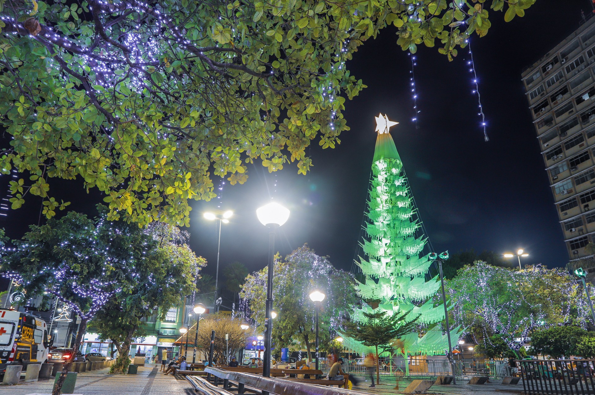 Ceará Natal de Luz já ilumina a Praça do Ferreira | Farol | OPOVO+
