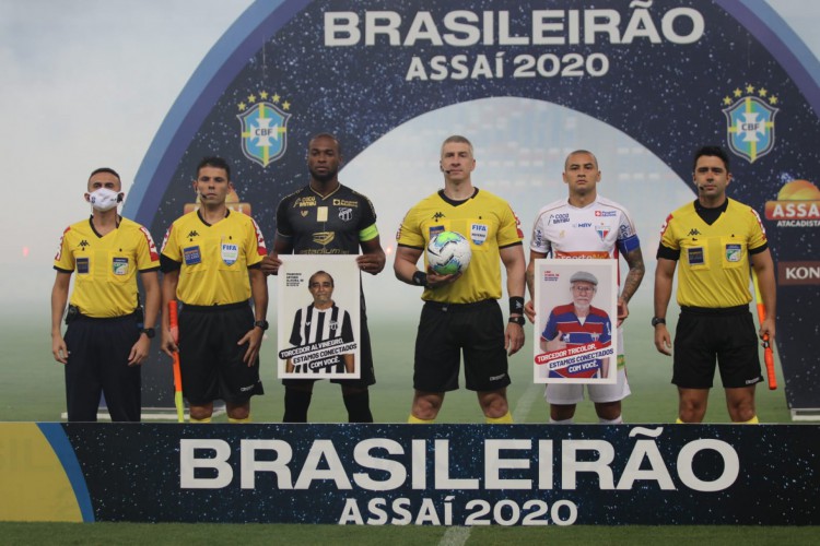 Ceará e Fortaleza se unem em homenagem a torcedores que se recuperaram da Covid-19.