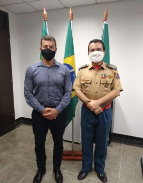 O anúncio do novo comandante do Corpo de Bombeiros foi pelo pelo titular da SSPDS, secretário Sandro Caron