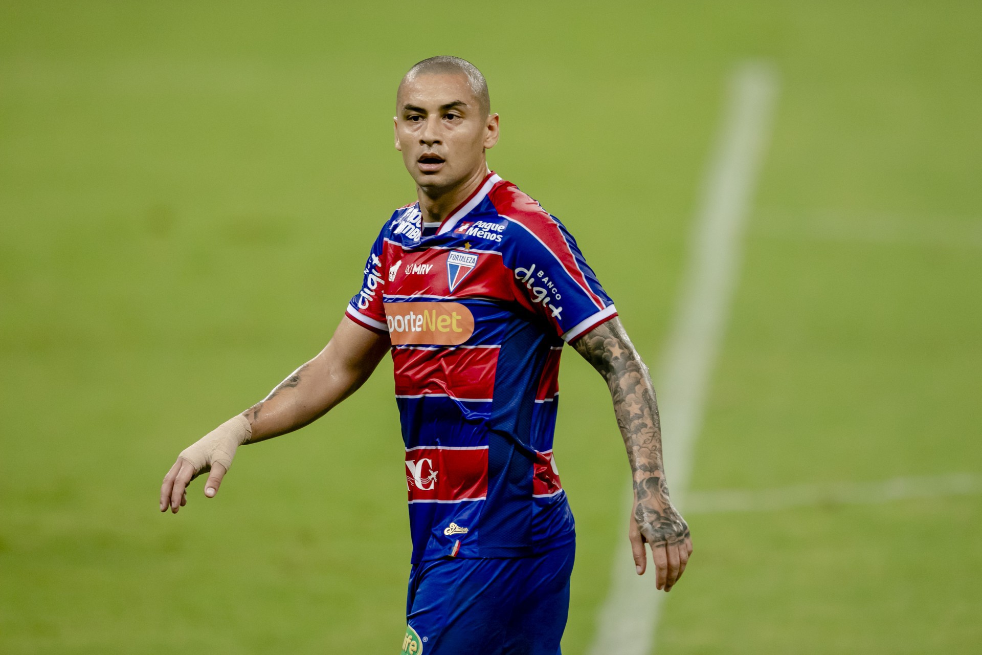 Wellington Paulista termina temporada como artilheiro do Fortaleza, com 15 gols (Foto: Aurelio Alves)