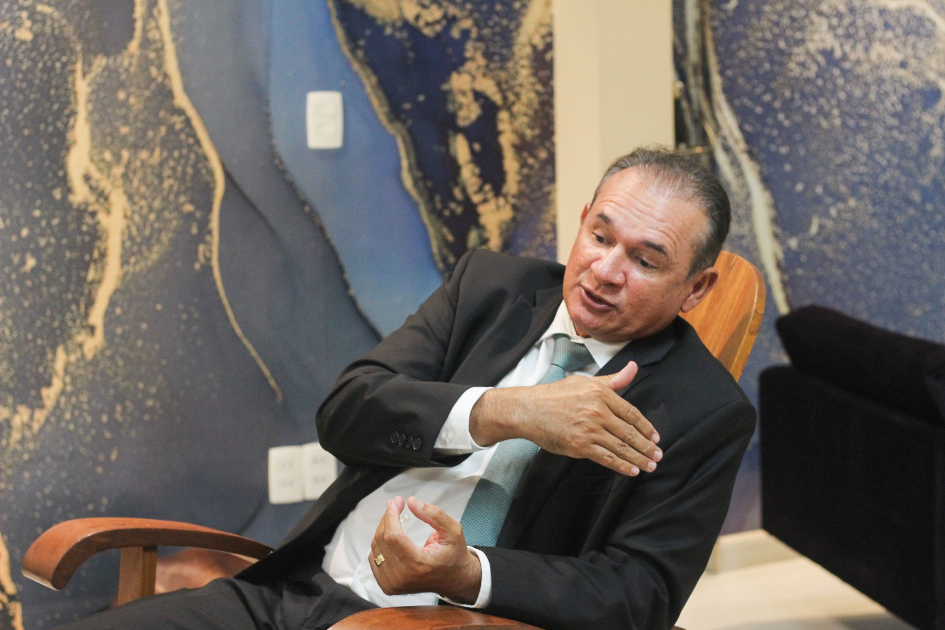 Washington Araújo, presidente do TJ/CE, visita o jornal O Povo e faz balanço dos seus dois anos na Corte. (Fotos: Deisa Garcez/Especial para O Povo)