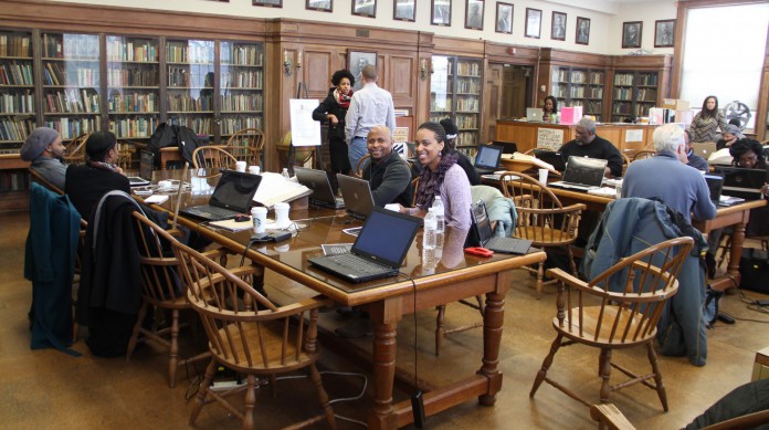 Maratona de edi&ccedil;&atilde;o em artigos da Wikip&eacute;dia realizada no m&ecirc;s da Consci&ecirc;ncia Negra na Howard University, historicamente frequentada por negros