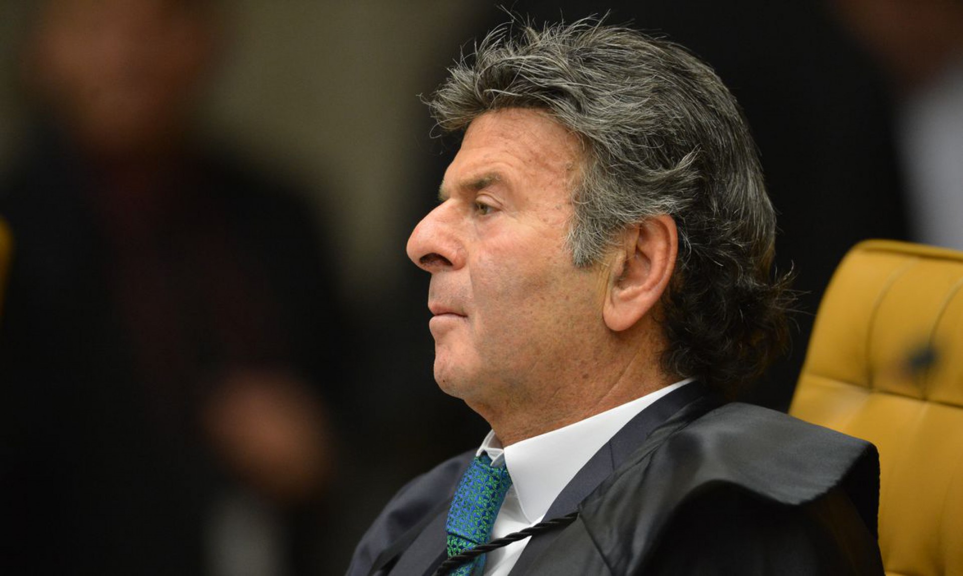 O ministro Luiz Fux, durante a segunda parte da sessão de hoje (23) para julgamento sobre a validade da prisão em segunda instância do Supremo Tribunal Federal (STF). (Foto: Fabio Rodrigues Pozzebom/Agência Brasil)