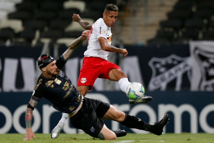 A partida contra o Bragantino teve dois pênaltis marcados contra o Ceará