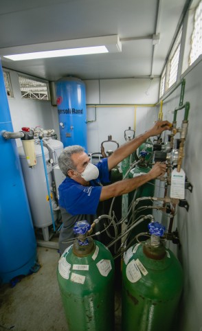 Usina de oxigênio na UPA do Edson Queiroz