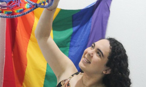 FORTALEZA, CE, BRASIL. 27.01.2021: Silvia Cavalleire, funcionária pública e ativista LBTQI , ainda mantém o isolamento em razão da pandemia de COVID-19. (Fotos: Deisa Garcêz/Especial para O Povo)