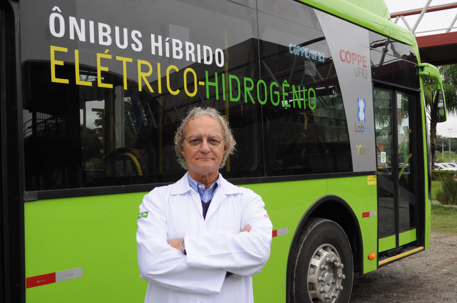 Paulo Emílio, coordenador do Laboratório de Hidrogênio da Coppe/UFRJ, é um dos responsáveis pelo projeto de ônibus movido a hidrogênio(Foto: Divulgação)
