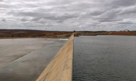 Barragem do Atalho, em Brejo Santo: acidente em obra matou três trabalhadores 