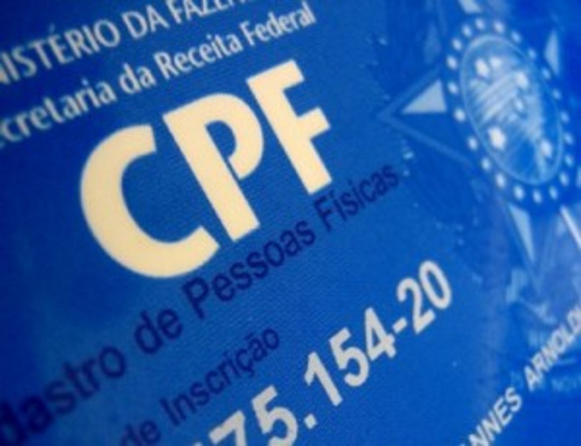 Desde 2010, o CPF passou tamb&eacute;m a ser emitido de forma totalmente digital