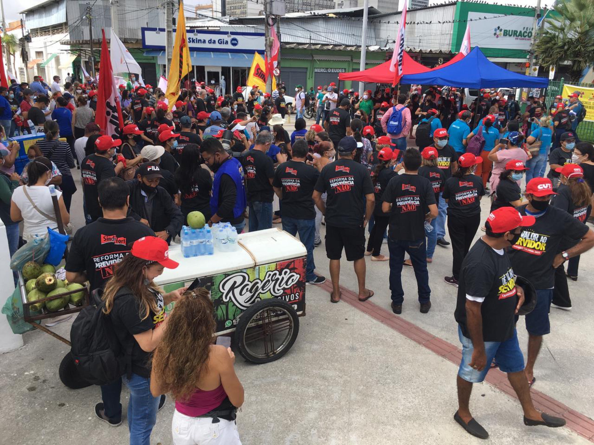 ENTIDADES de funcionário do município querem uma maior discussão sobre a reforma na Previdência (Foto: Divulgação / Frente de entidades sindicais)
