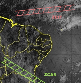 Imagem de sat&eacute;lite (GOES-16) da Funda&ccedil;&atilde;o Cearense de Meteorologia e Recursos H&iacute;dricos (Funceme)