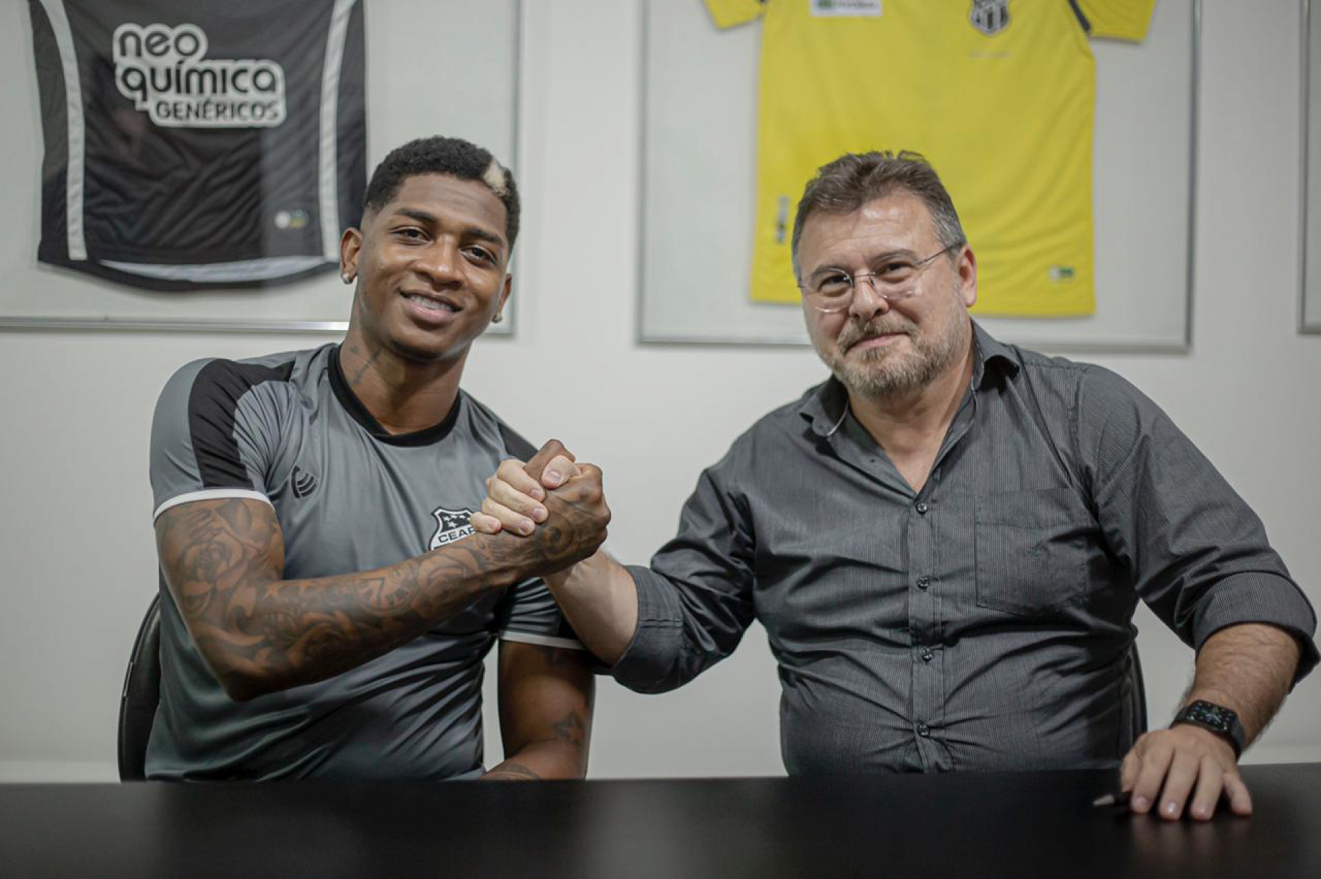 O atacante colombiano Yony González assinou contrato de empréstimo com o Ceará até o fim de 2021 (Foto: Wilton Hoots/Ceará SC)