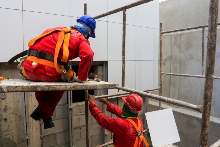 FORTALEZA, CE, 26-02-2021: O com&eacute;rcio de material de constru&ccedil;&atilde;o do Cear&aacute; foi o que mais cresceu no Brasil em janeiro no comparativo anual (BARBARA MOIRA/ O POVO)