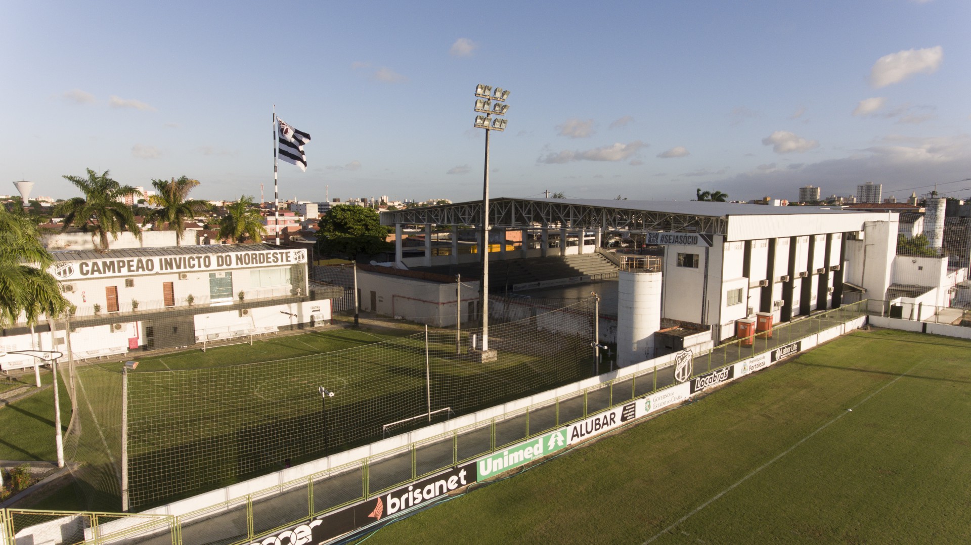 Estádio Carlos de Alencar Pinto, sede do Ceará Sporting Club, em Porangabuçu (Foto: Felipe Santos / Ceará SC)