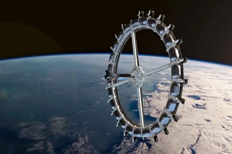 De acordo com o projeto, a estação espacial será a maior estrutura feita pelo homem no espaço (Foto: (Foto: Divulgação / OAC))