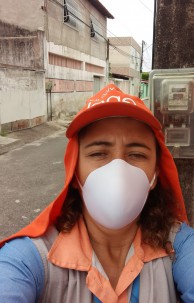 Silvia &eacute; uma das 8 mulheres que desempenham o servi&ccedil;o de leiturista na capital 