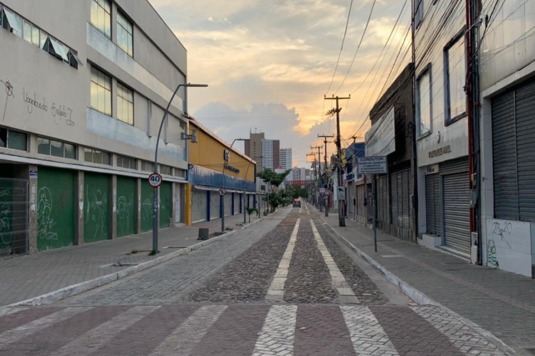 Movimentação em Fortaleza durante o lockdown
