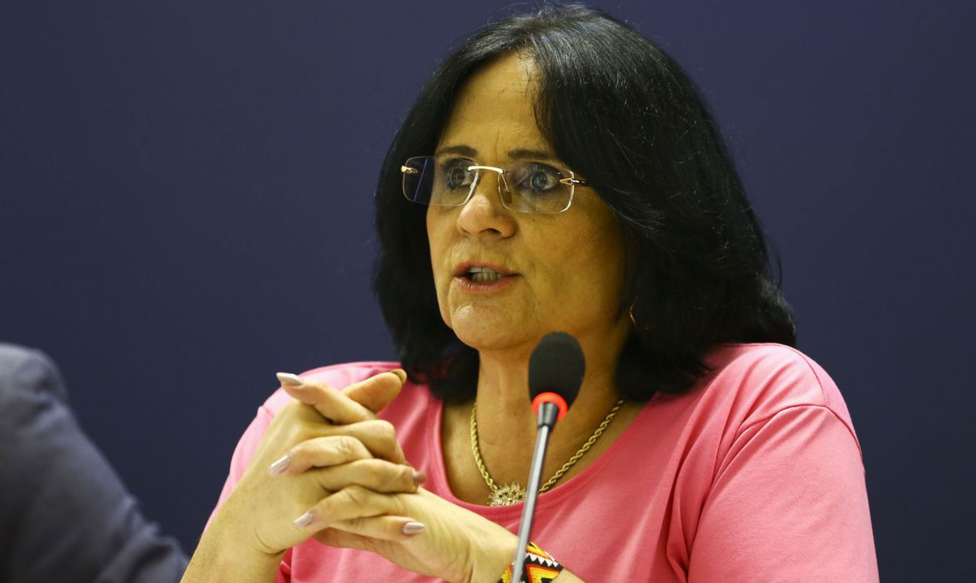 A ministra da Mulher, Família e Direitos Humanos, Damares Alves.(Foto: Marcelo Camargo/Agência Brasil)