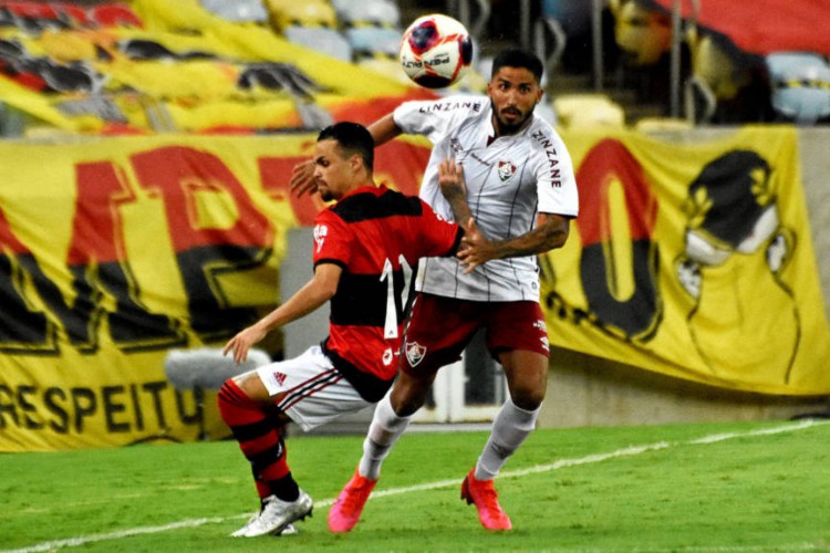 Igor Julião foi autor do gol do Fluminense diante do Flamengo. 