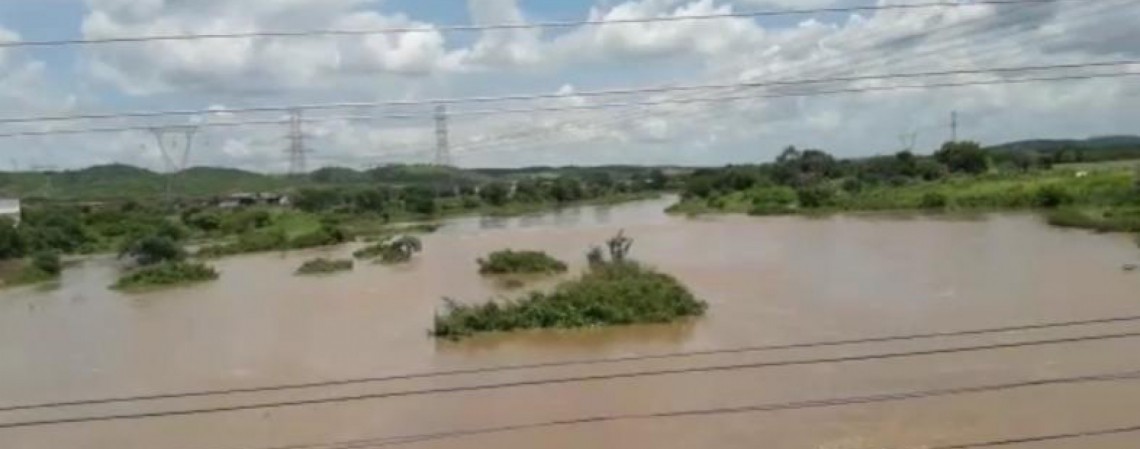 Os afluentes do Rio Salgado são responsáveis por alimentar os principais reservatórios do Estado: Castanhão e Orós(foto: reprodução WhatsApp)