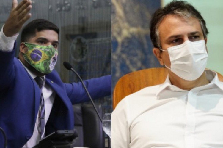 Não é a primeira vez que André Fernandes sobe o tom contra Camilo Santana. 