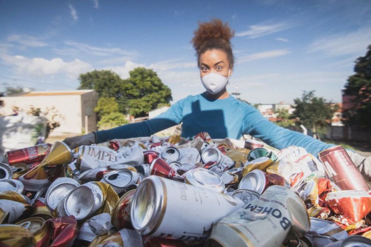Uma montanha de recicláveis para chegar ao topo do Everest