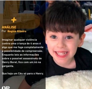 Menino Henry morreu aos 4 anos