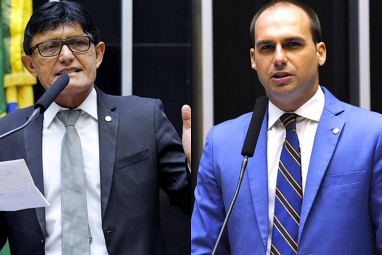 Deputados Delegado Éder Mauro (PSD-PA) e Eduardo Bolsonaro (PSL-SP) foram acusados de machismo.