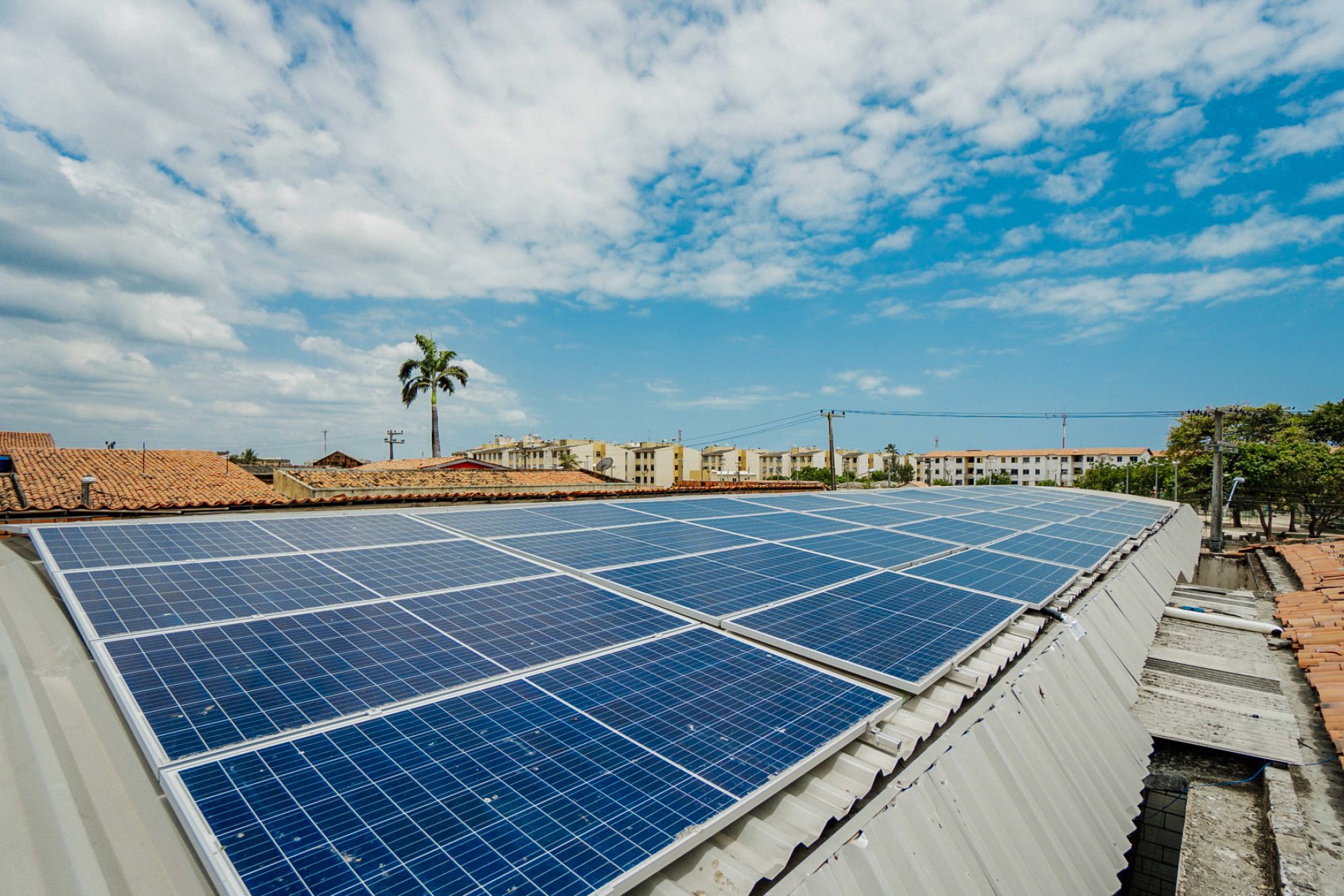 A Enel X vai construir painéis solares para abastecer 300 agências do Bradesco no Ceará, Rio de Janeiro e Goiás (Foto: Júlio Caesar)