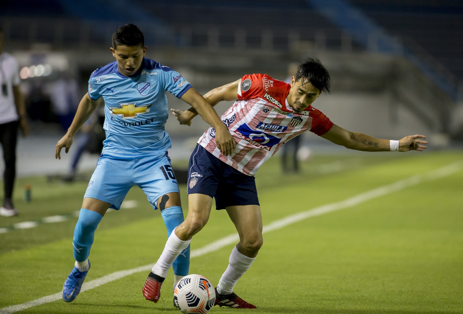 Junior Barranquilla e Bolívar disputaram vaga na Libertadores nesta quinta-feira, 15.  (Foto: Staff Images / CONMEBOL)