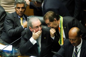 Sessão do impeachment da presidente Dilma Rousseff na Câmara, no dia 17 de abril de 2016. Em destaque o presidente da sessao Eduardo Cunha. (Foto Antônio Augusto/Câmara do Deputados)