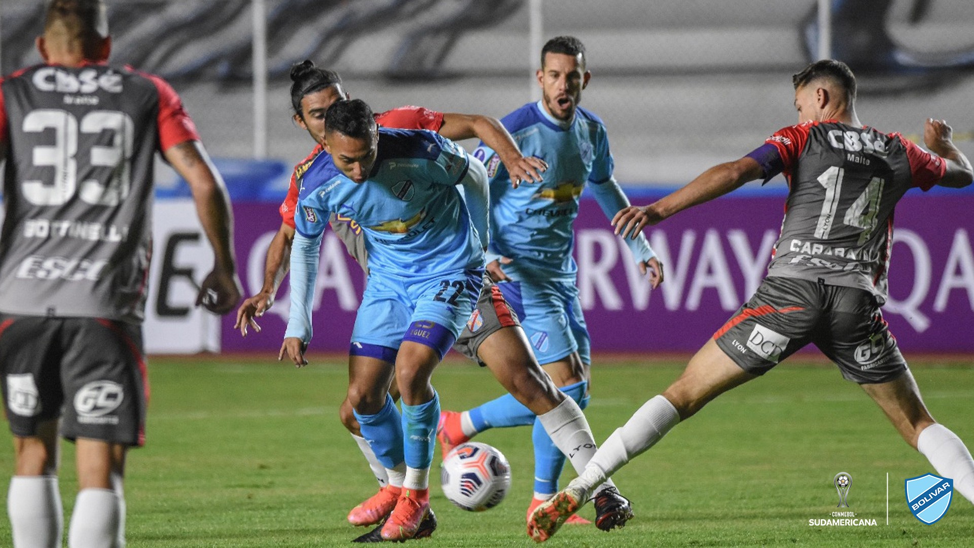 No grupo do Ceará, Bolívar vence Arsenal de Sarandí em estreia na Copa Sul-Americana.  (Foto: Bolívar/ Reprodução)