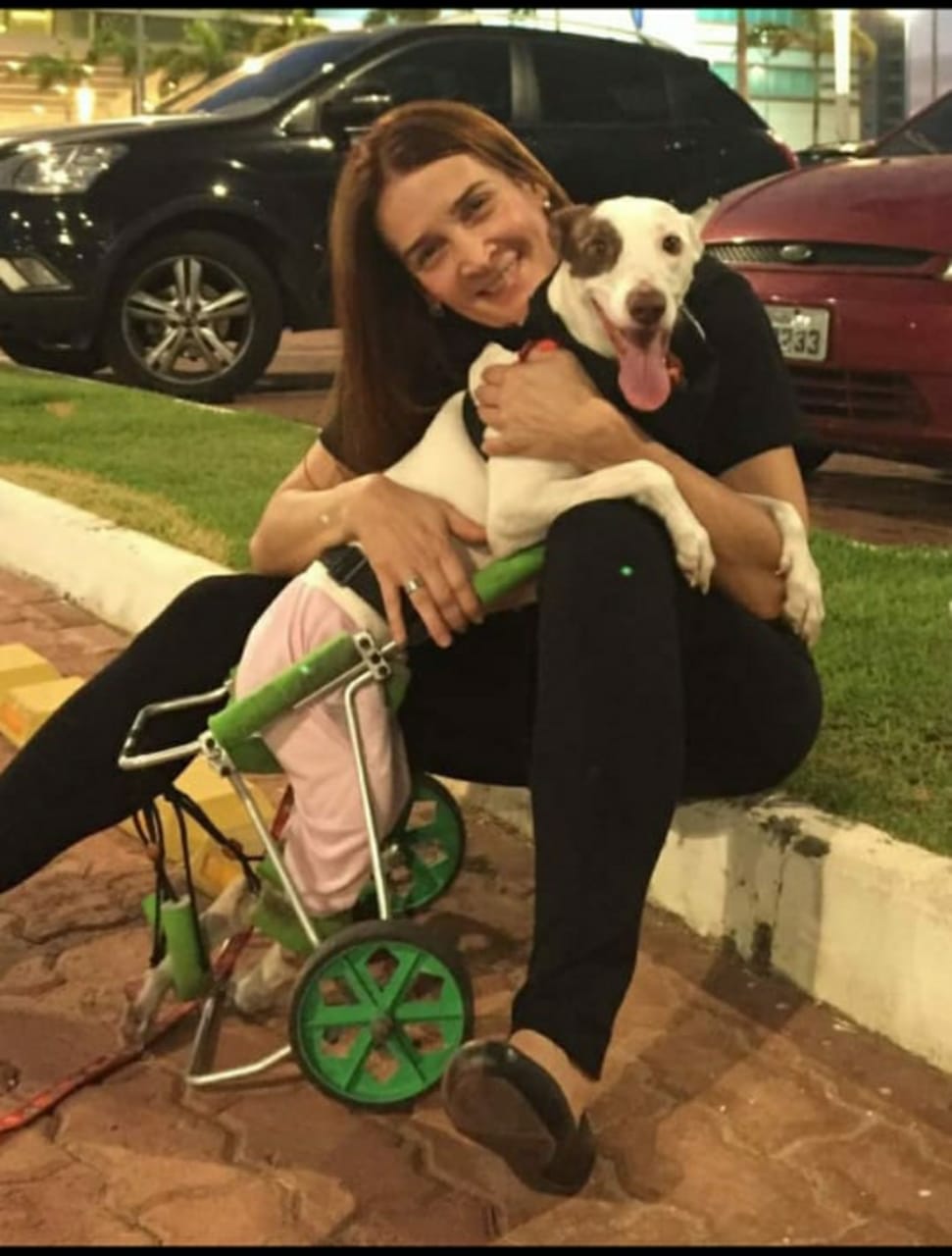 Ana Teresa sempre teve a companhia de animais em sua vida.