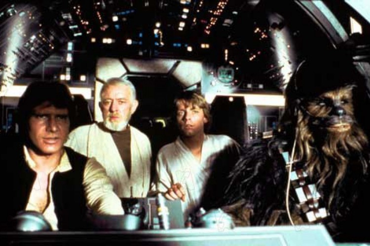 O primeiro filme de 'Star Wars' teve Alec Guinness, Mark Hamill e Harrison Ford no elenco