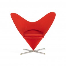 Heart Cone Chair by Verner Panton - Design do final dos anos 1950