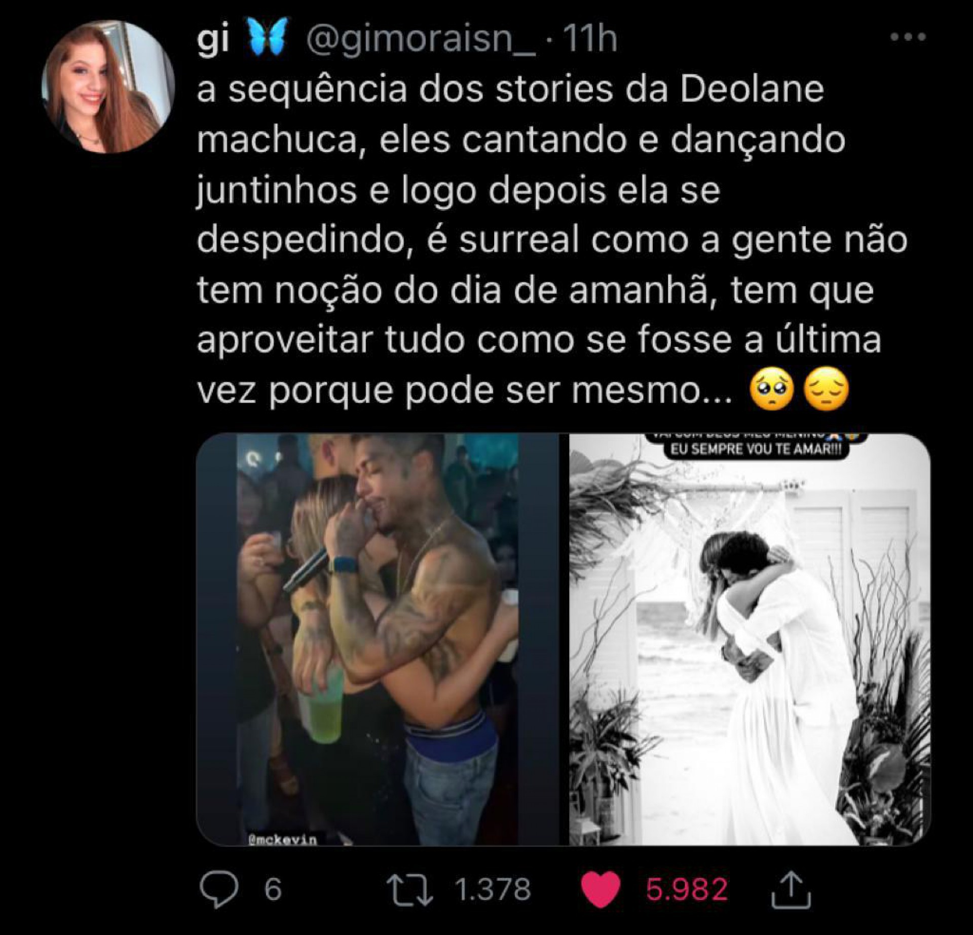 Usuários do Twitter comentam a morte de MC Kevin e a reação de pessoas próximas ao funkeiro.