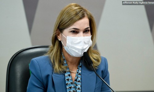 Médica Mayra Pinheiro é investigada pela CPI da Covid (Foto: AGÊNCIA SENADO)