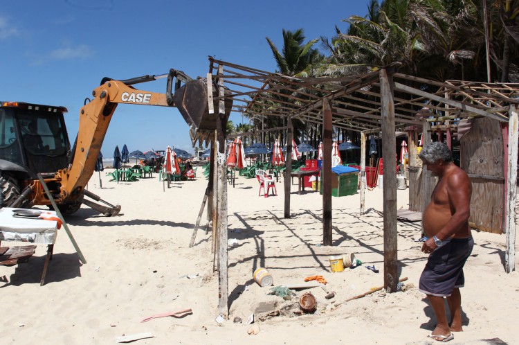 A equipe da SPU-CE avisou aos proprietários que voltará ao local nesta quarta-feira, 26