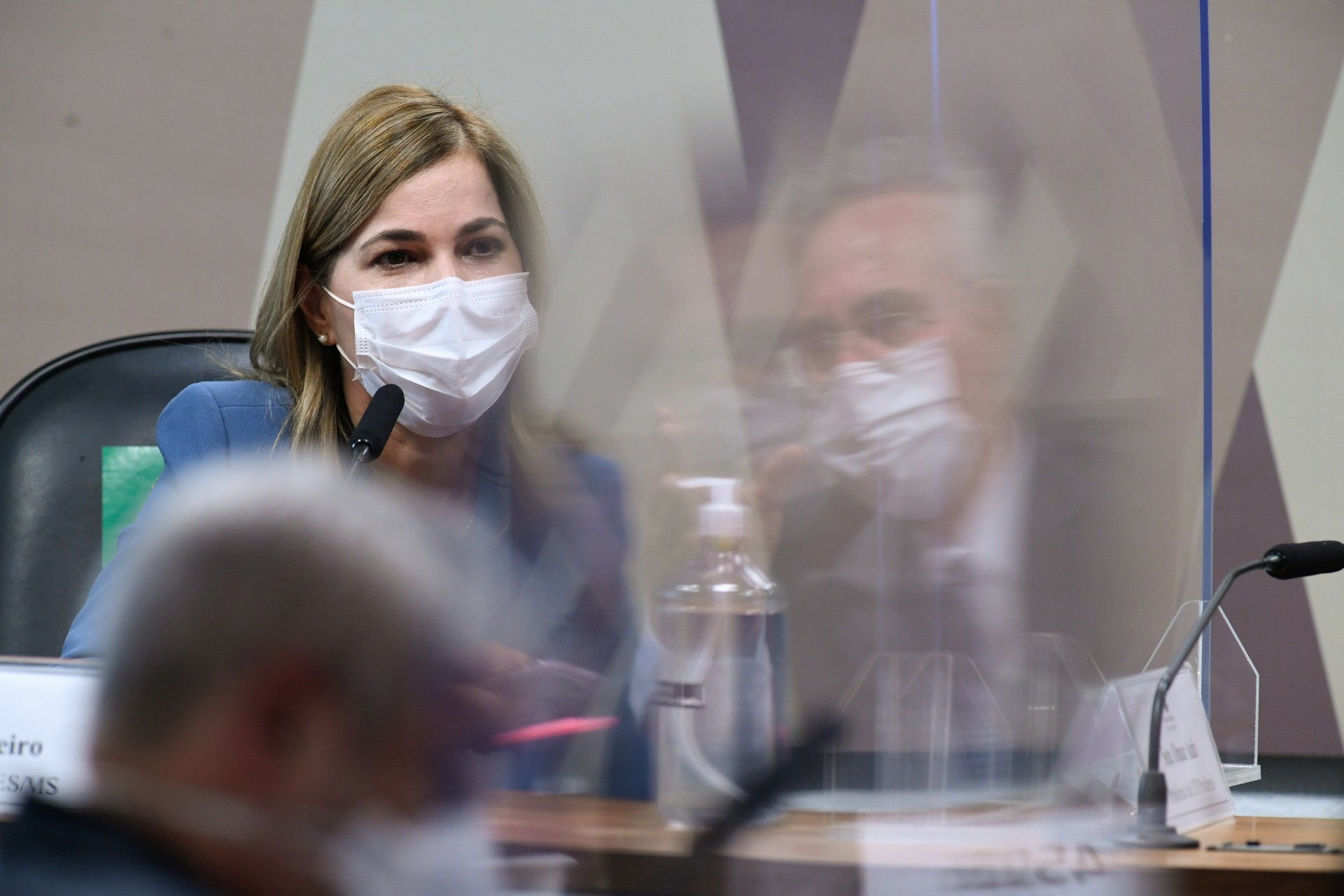 ￼ Mayra Pinheiro falou à CPI do Senado em maio (Foto: Edilson Rodrigues/Agência Senado)