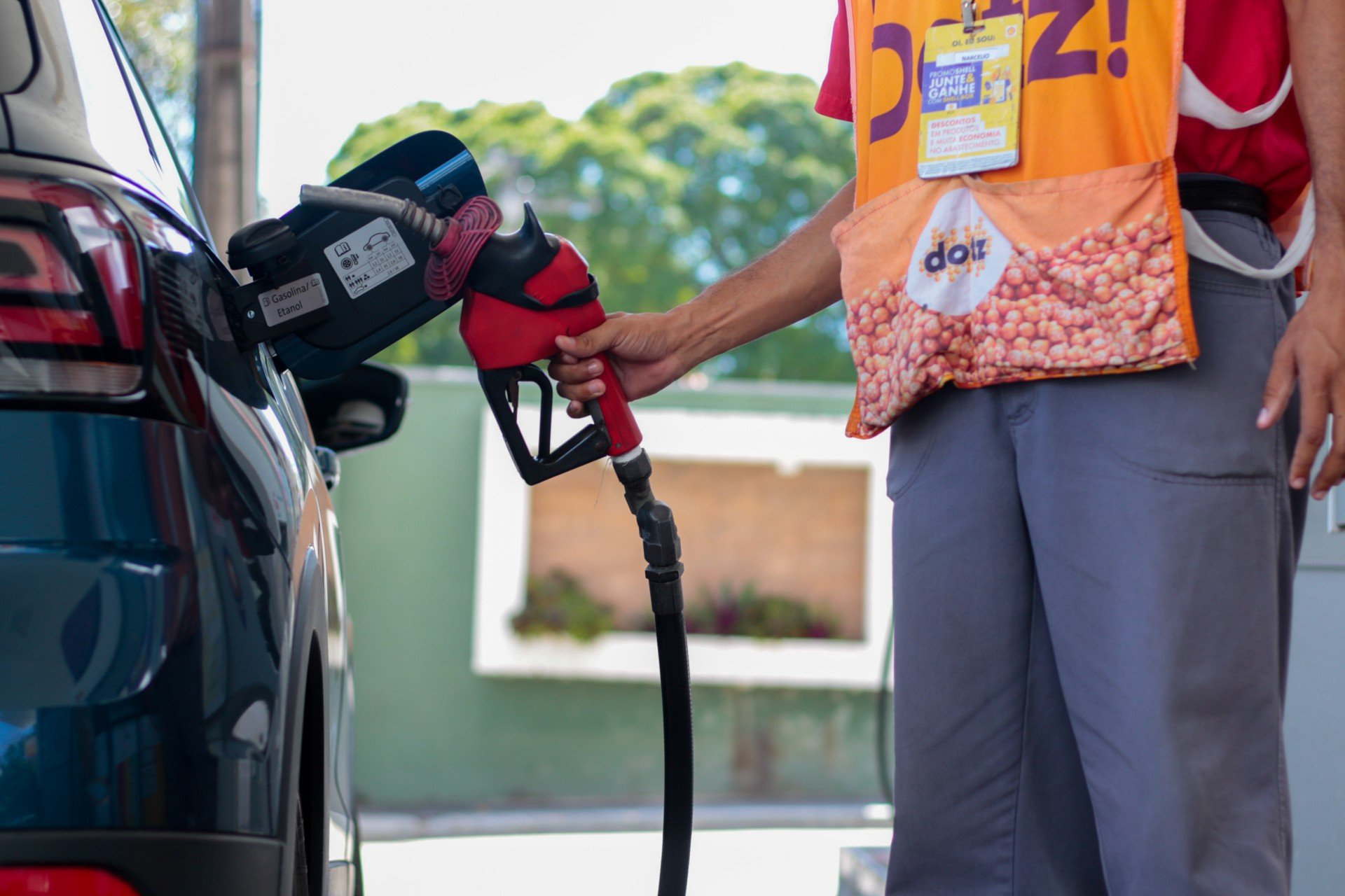 Litro do etanol já é encontrado por R$ 6,30 no Ceará. O equivalente a 94,6% do preço máximo da gasolina R$6,70  (Foto: BARBARA MOIRA)