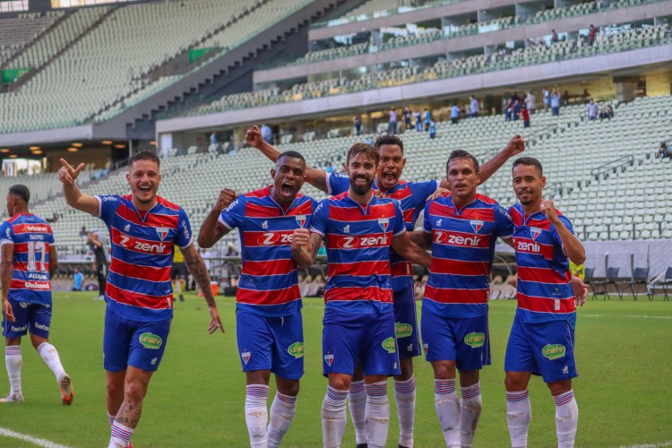 Los jugadores de Fortaleza han disfrutado de un buen momento esta temporada desde la llegada de Juan Pablo Vozvoda (Foto: Leonardo Morera / Fortaleza EC).