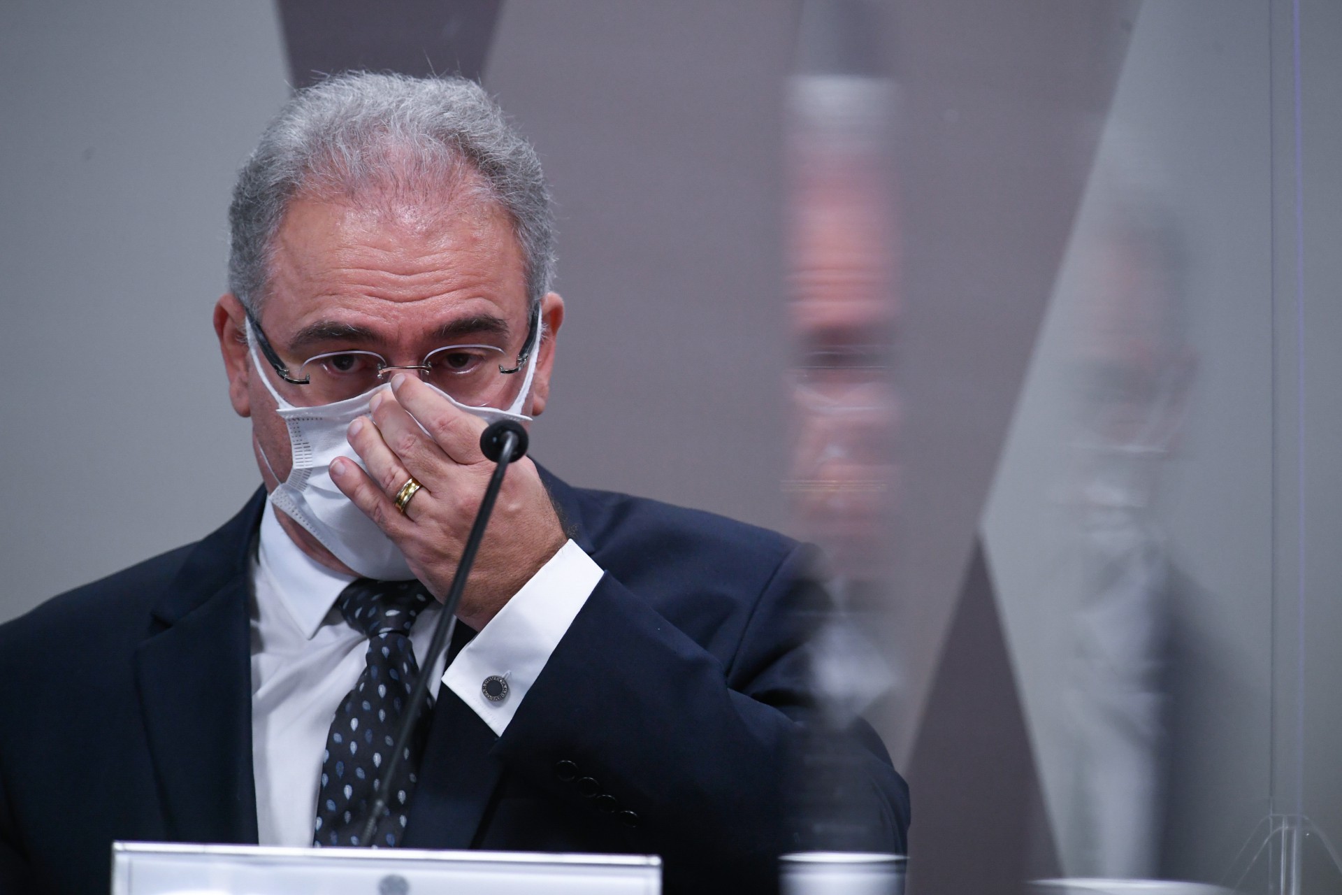 ￼Ministro da Saúde, Marcelo Queiroga, será ouvido pela terceira vez na CPI da Covid (Foto: Jefferson Rudy/Agência Senado)